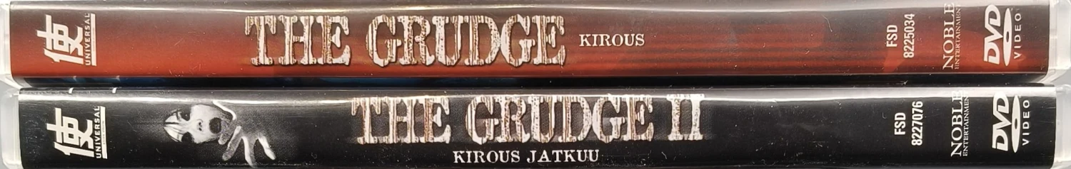 2 DVD) The Grudge - Kirous (2002) 1 ja 2 (II) (2003) SUOMIKANNET