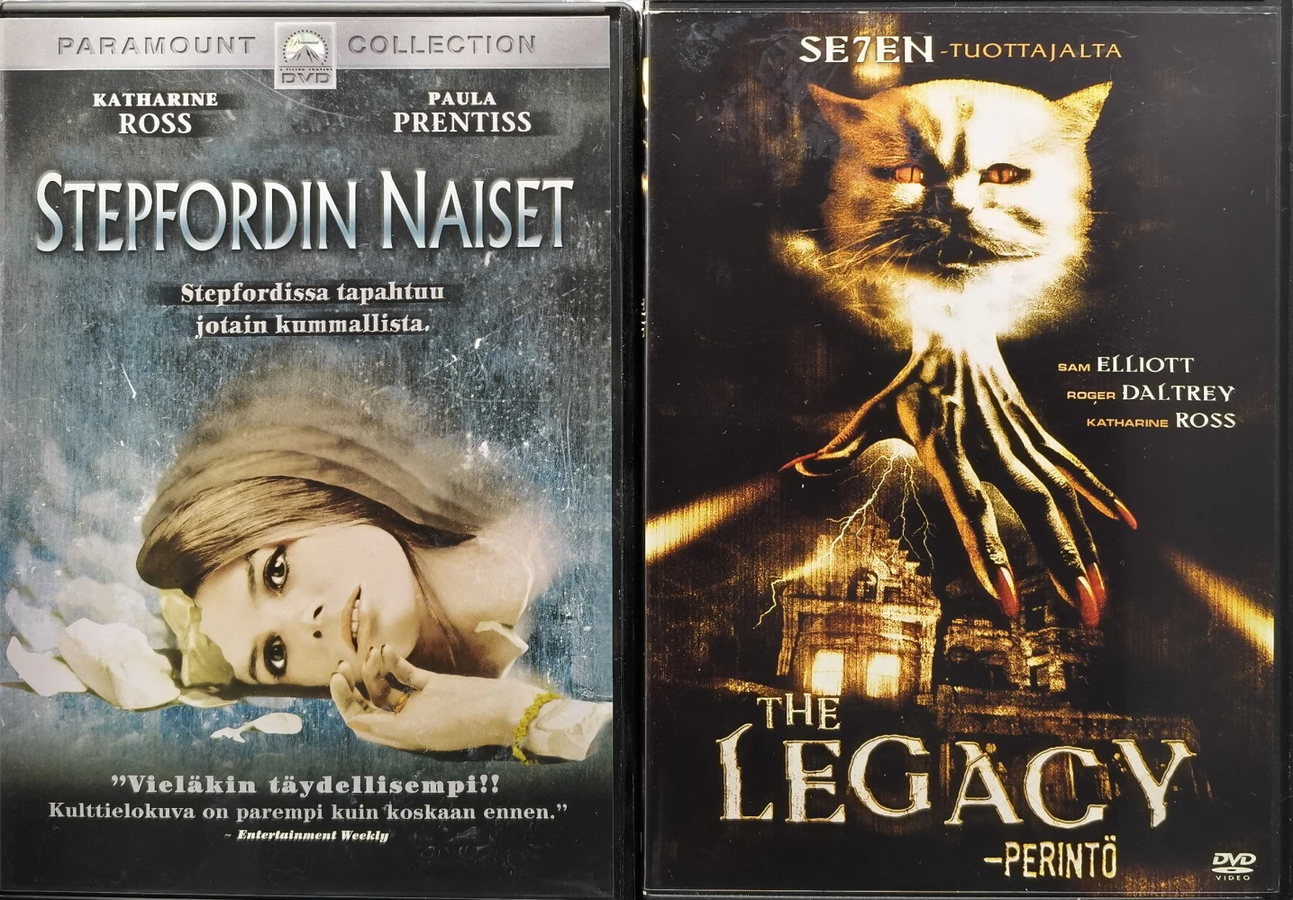 2 DVD) Stepfordin naiset (1974) & The Legacy (1978) SUOMIKANNET