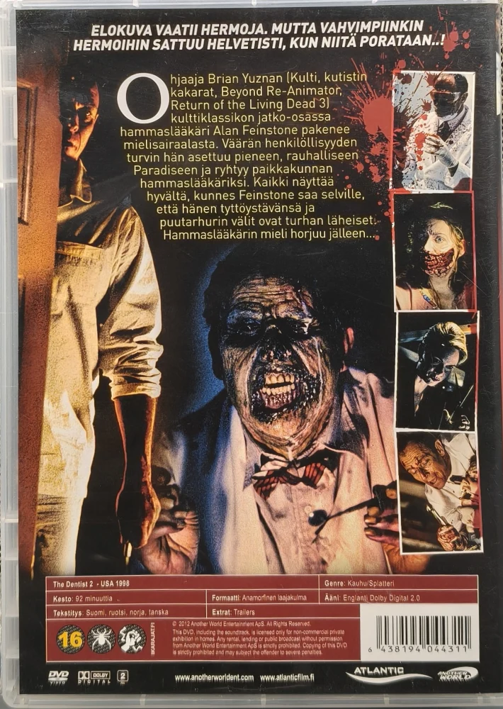 2 DVD) Hammaslääkäri 1 (1996) & ja 2 (1998) SUOMIKANNET