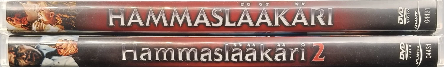 2 DVD) Hammaslääkäri 1 (1996) & ja 2 (1998) SUOMIKANNET
