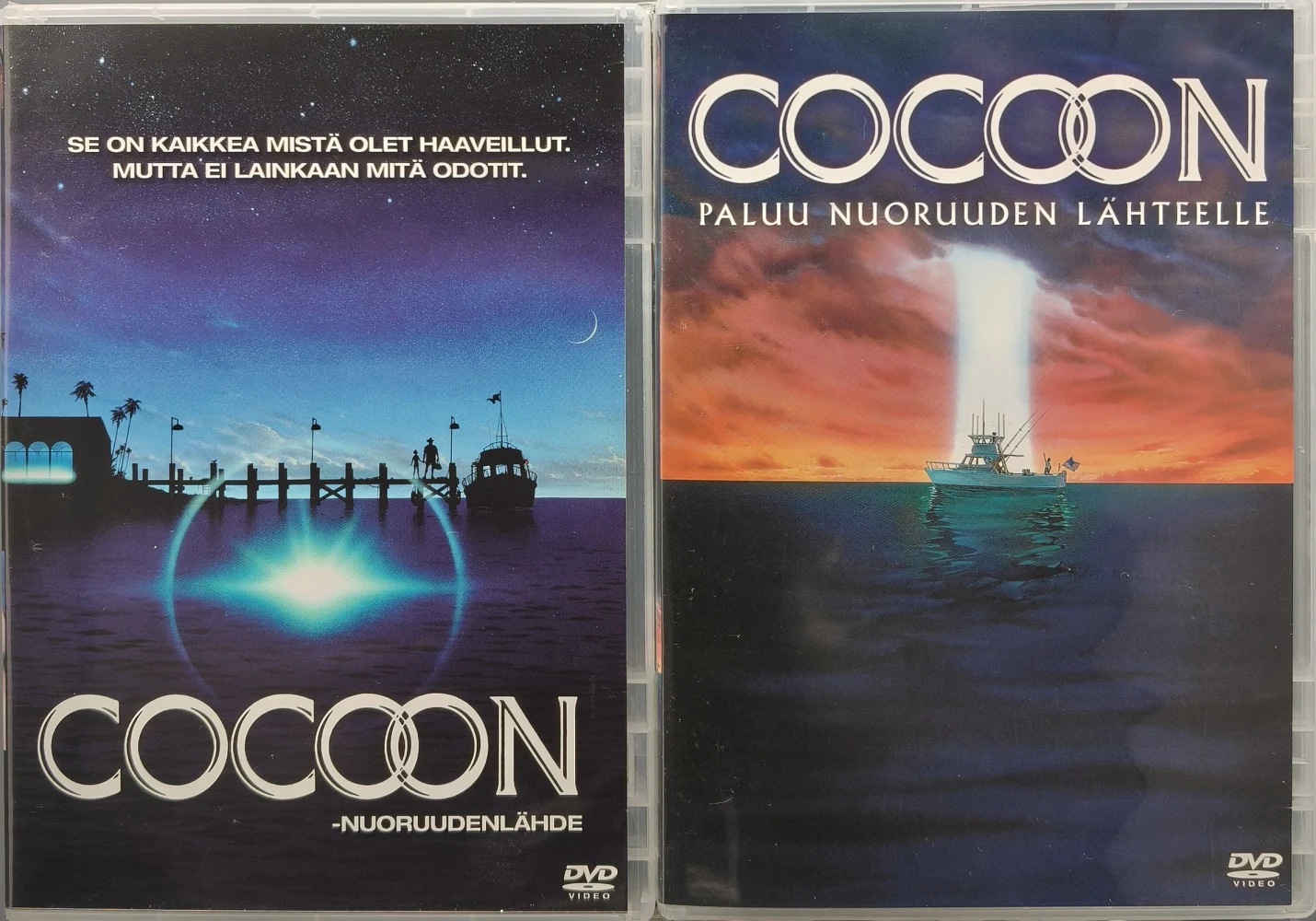 2 DVD) Cocoon - nuoruudenlähde (1985) ja paluu nuoruuden lähteelle (1988)