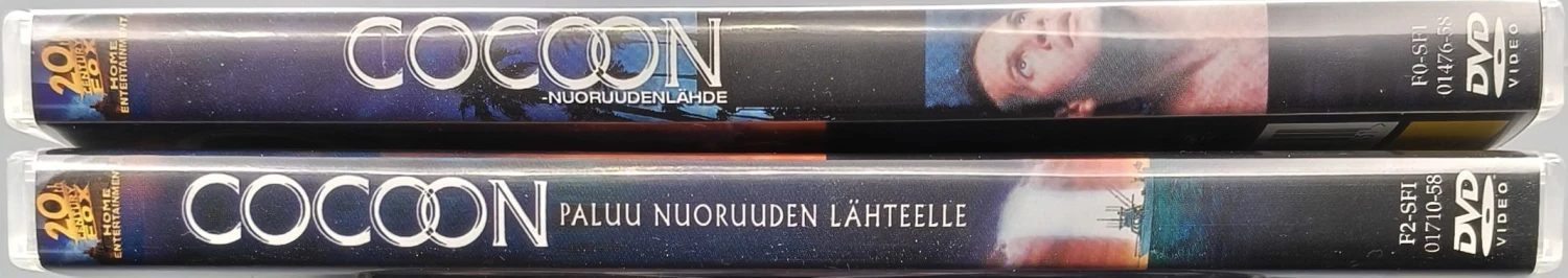 2 DVD) Cocoon - nuoruudenlähde (1985) ja paluu nuoruuden lähteelle (1988)