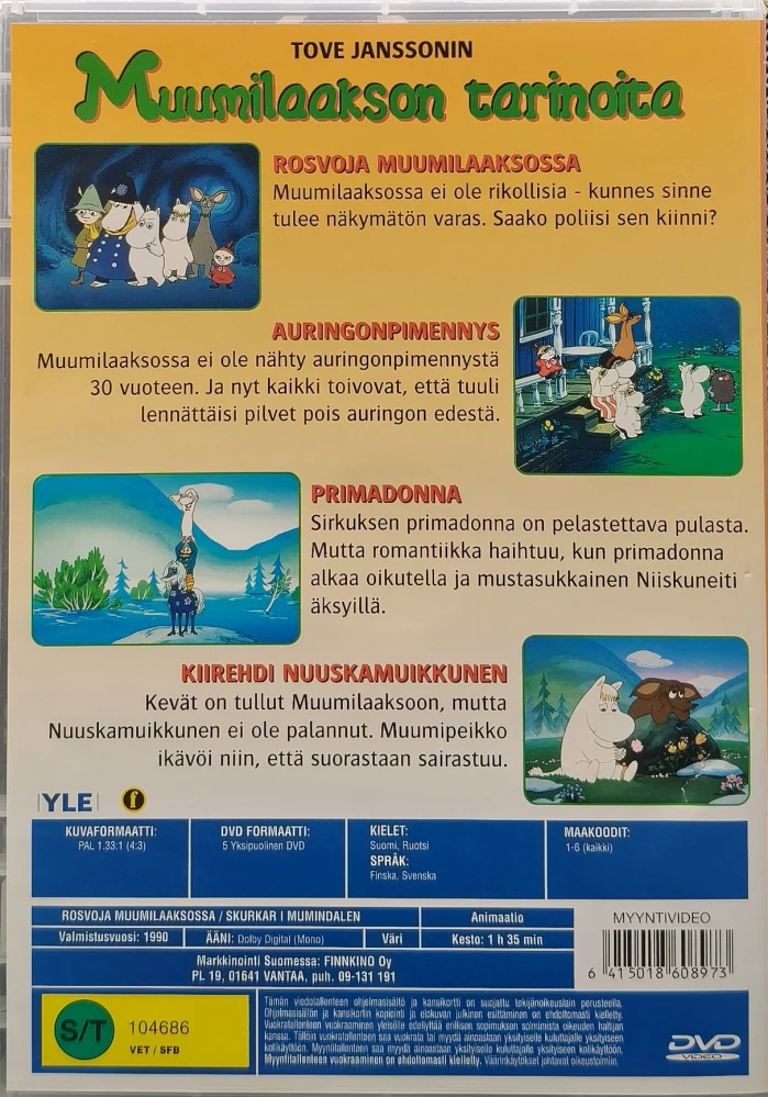 DVD) ROSVOJA MUUMILAAKSOSSA "Vanhat äänet" (1990)