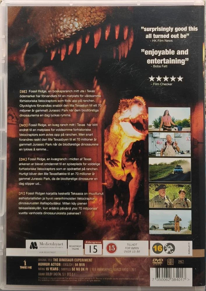 DVD) Dinosaur Experiment - Raptor Ranch (2013)