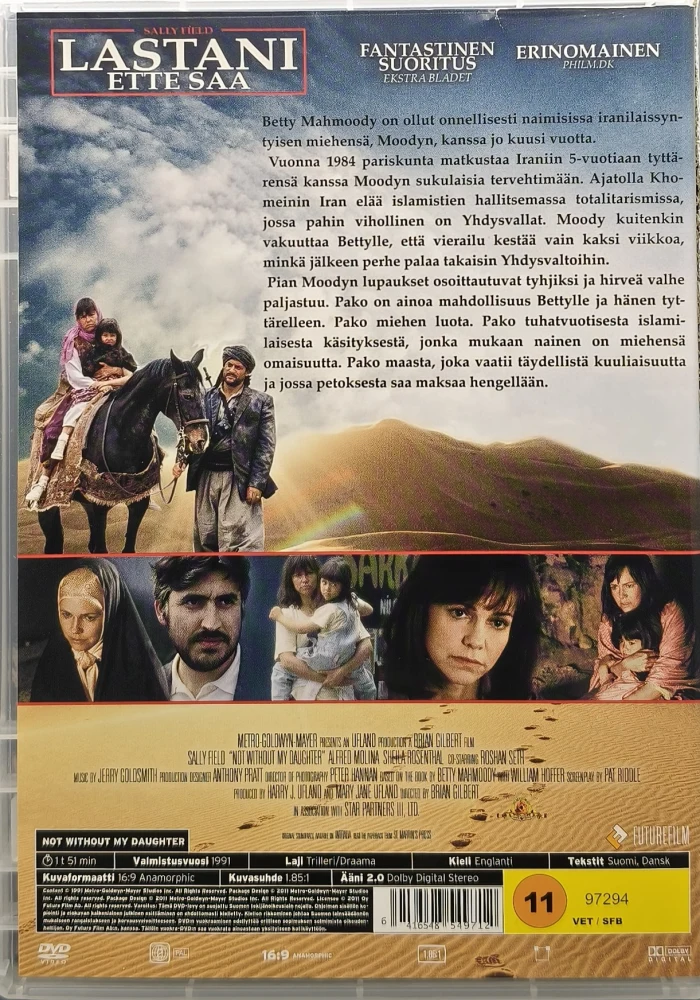 DVD) Sally Field: Lastani ette saa (1991) SUOMIKANNET