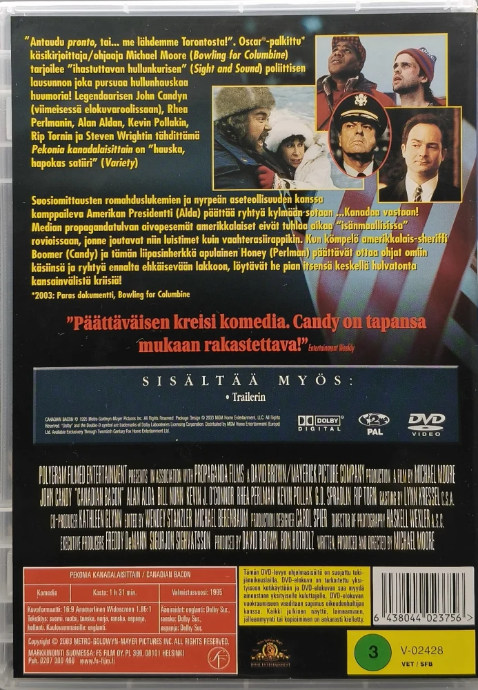 DVD) John Candy: Pekonia kanadalaisittain (1995) SUOMIKANNET
