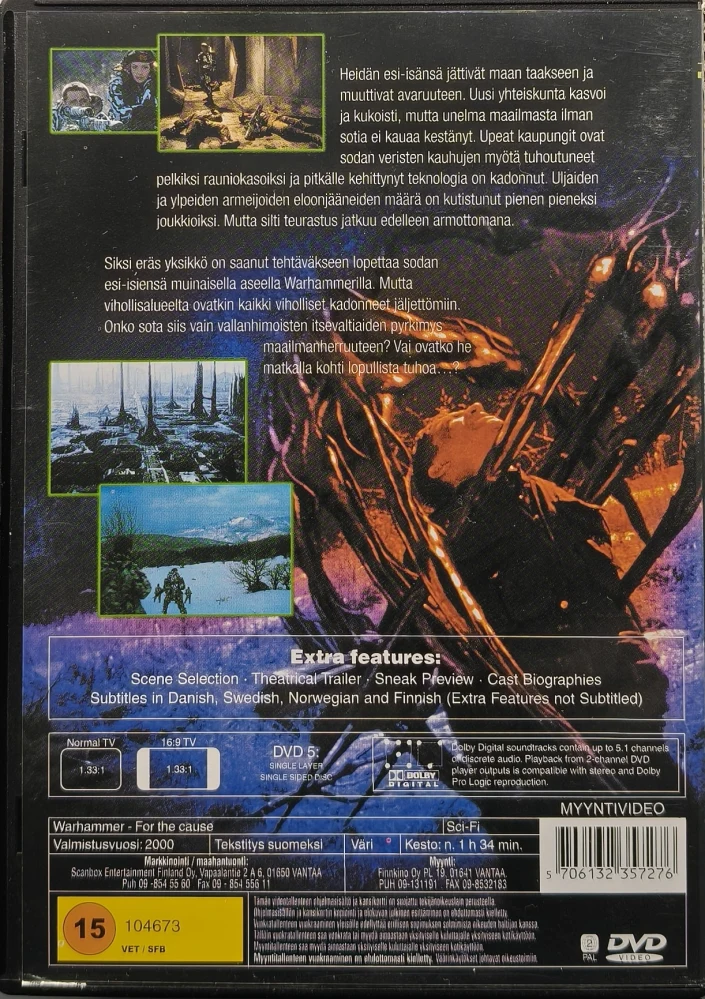 DVD) Warhammer - The Ultimate Wargame (2000) SUOMIKANNET