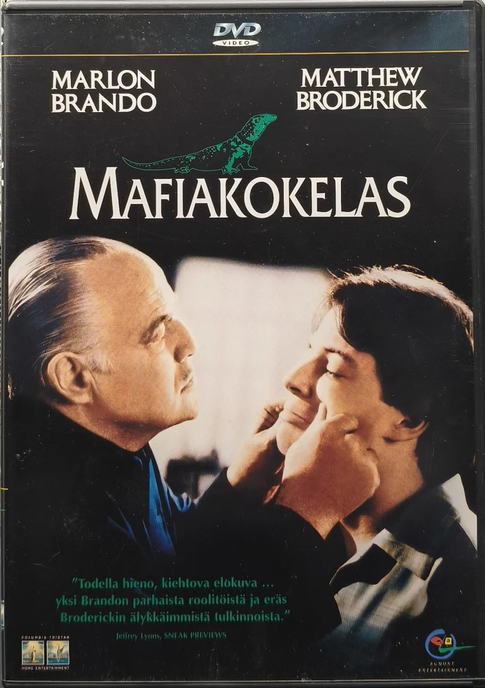 DVD) Marlon Brando, Matthew Broderick: Mafiakokelas (1990) EGMONT