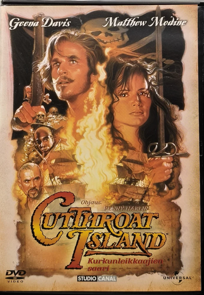 DVD) Renny Harlin: Kurkunleikkaajien saari (1995) SUOMIKANNET