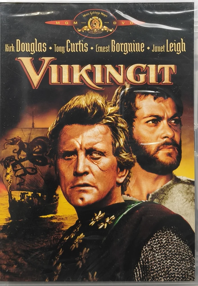 UUSI (DVD) Tony Curtis, Kirk Douglas: Viikingit - The Vikings (1958) SUOMIKANNET
