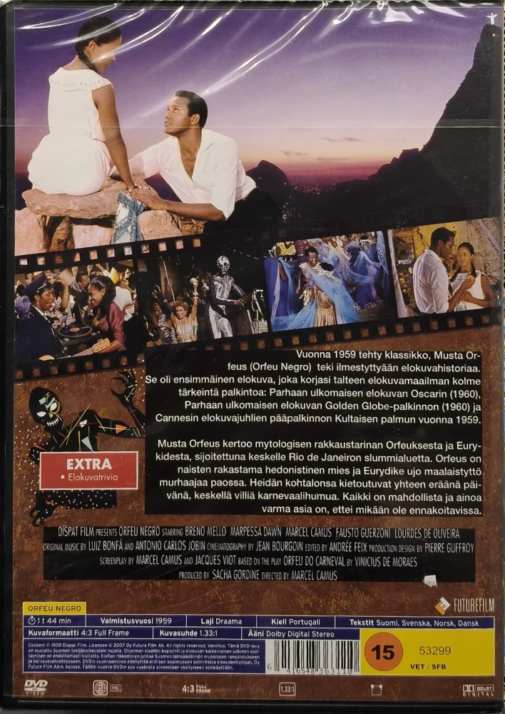 UUSI (DVD) Musta Orfeus - Orfeu Negro (1959) SUOMIKANNET