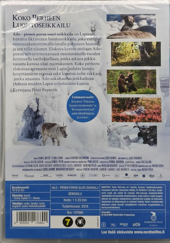 UUSI (DVD) Ailo: Pienen Poron Suuri Seikkailu (2018)