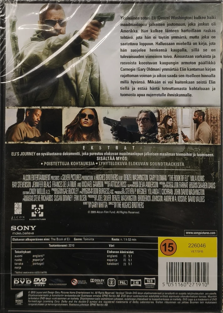 UUSI (DVD) Denzel Washington: The Book of Eli (2010)