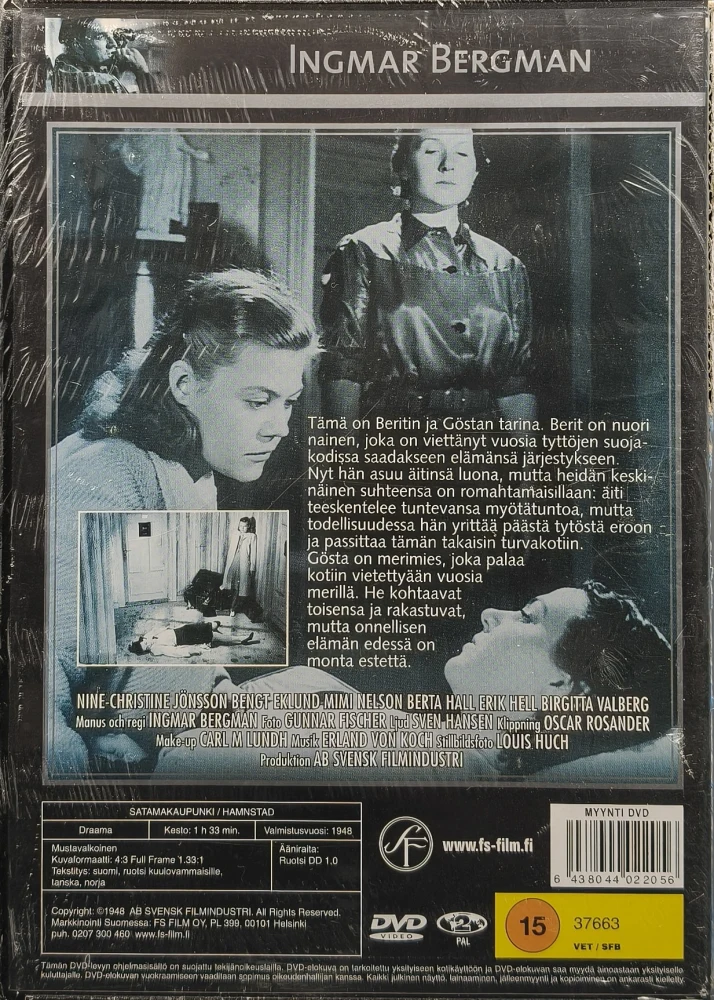 UUSI (DVD) Ingmar Bergman: Satamakaupunki (1948)