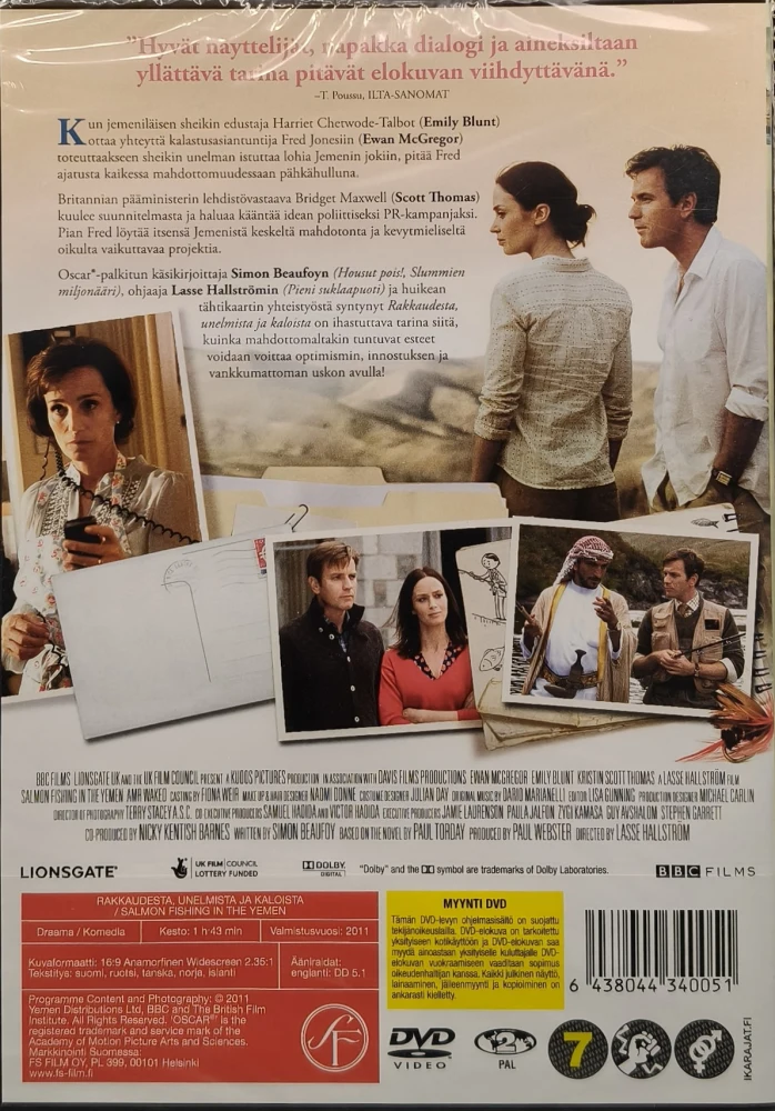 UUSI (DVD) Rakkaudesta Unelmista ja Kaloista (2011)