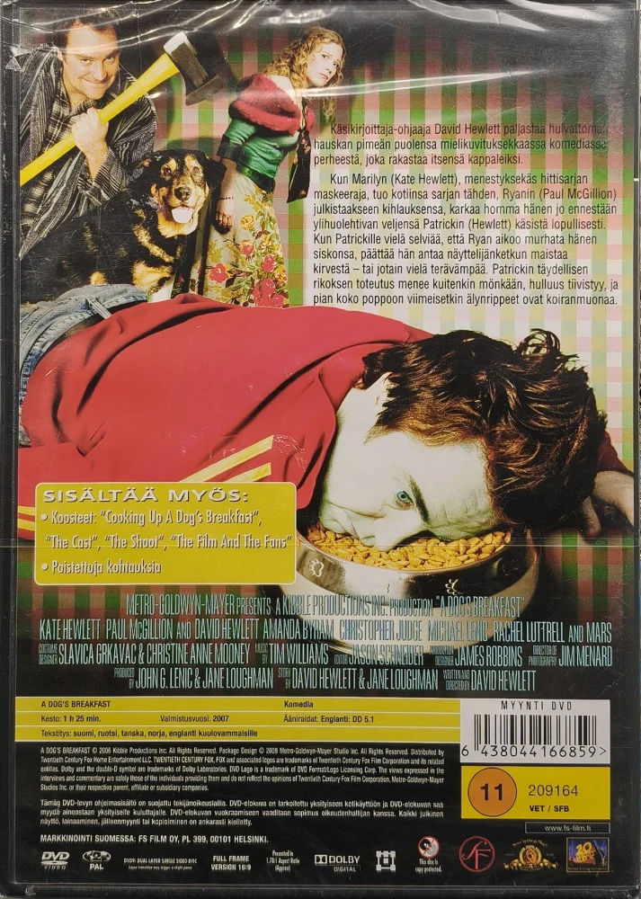 UUSI (DVD) David Hewlett: A Dogs Breakfast (2007)