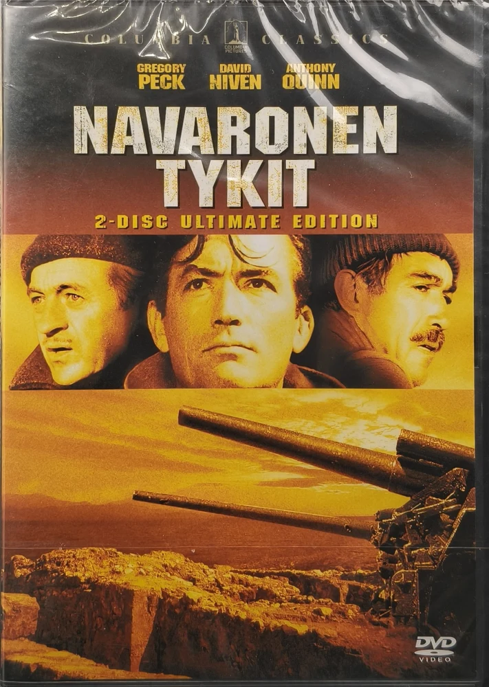 UUSI (2 DVD)  Gregory Peck: Navaronen Tykit ( 1961) SUOMIKANNET