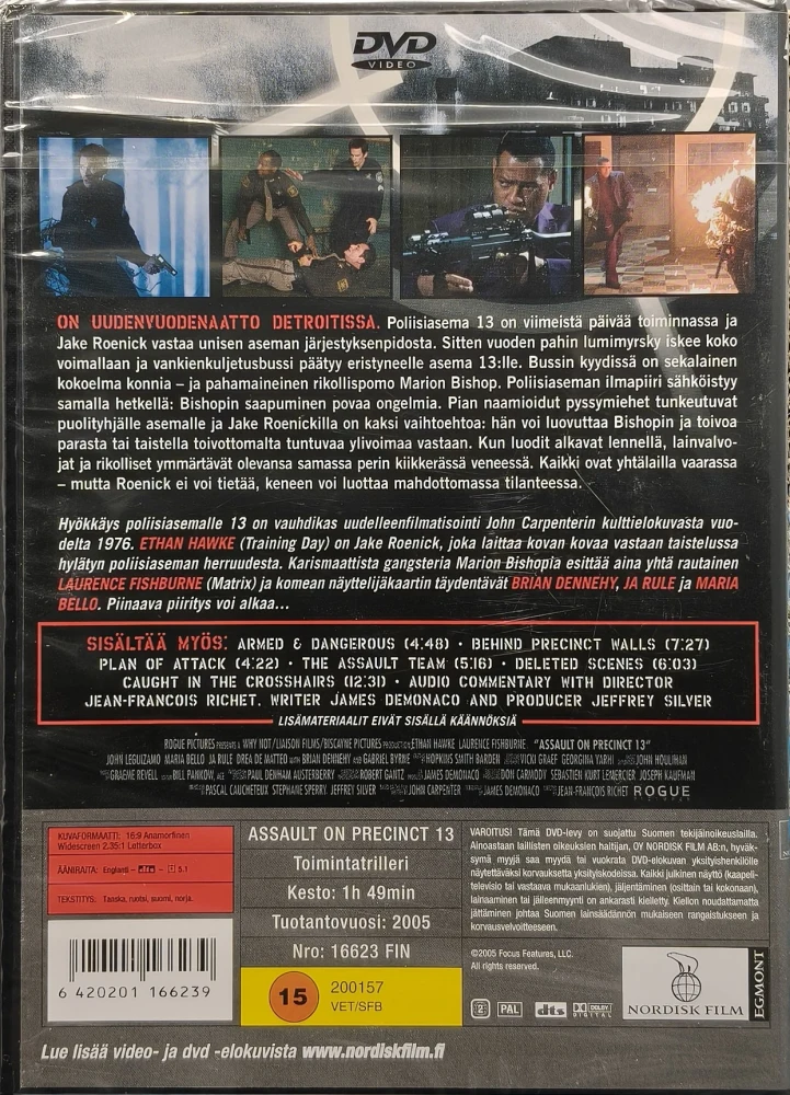 UUSI (DVD) Hyökkäys Poliisiasemalle 13 (2005) SUOMIKANNET