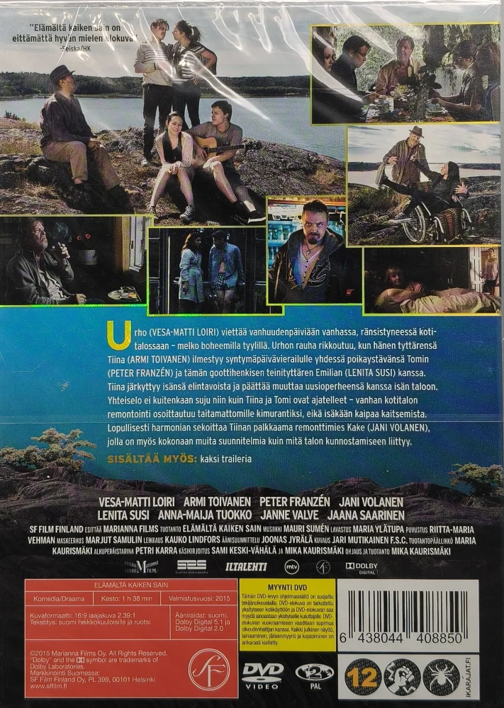 UUSI (DVD) Vesa-Matti Loiri: Elämältä Kaiken Sain (2015)