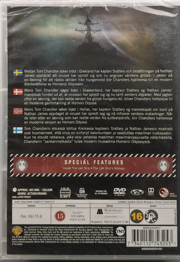 UUSI (2 DVD) THE LAST SHIP - KAUSI 4 (2017)