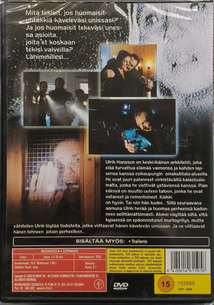 UUSI (DVD) Unissakävelijä / Sleepwalker (2000)