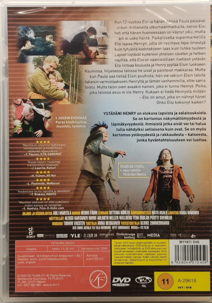 UUSI (DVD) Pertti Sveholm: Ystäväni Henry (2004)