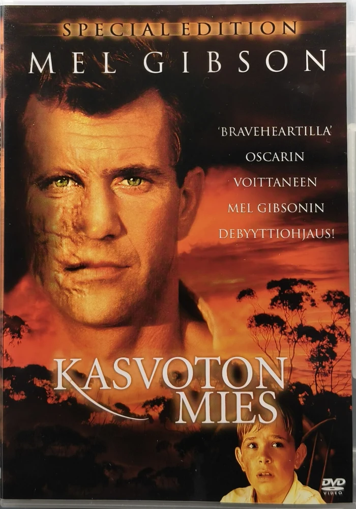 DVD) Mel Gibson: Kasvoton mies (1993) SUOMIKANNET