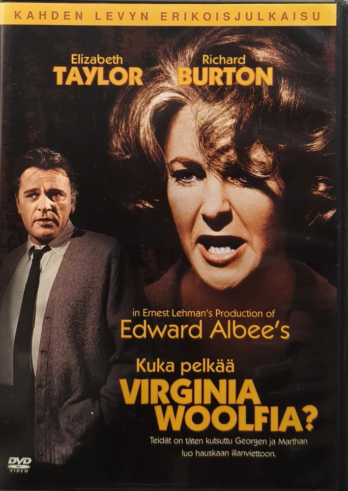 2 DVD) Elizabeth Taylor, Richard Burton: Kuka pelkää Virginia Woolfia? (1966)