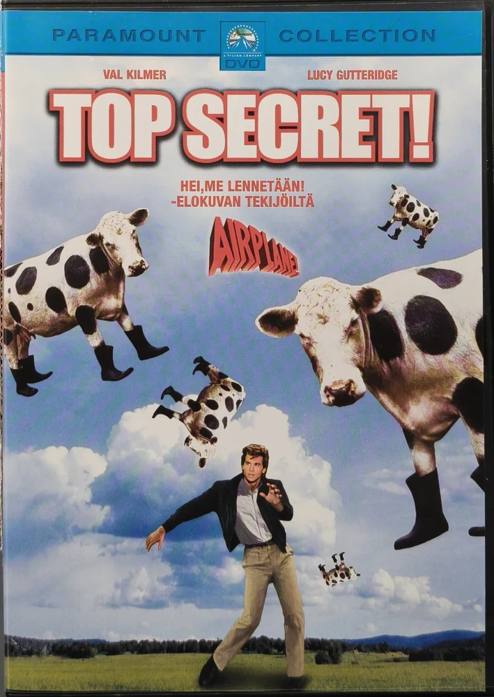 DVD) Val Kilmer: Top Secret! - Huippusalaista (1984) SUOMIKANNET
