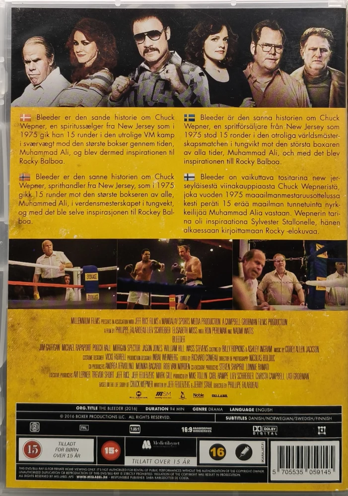 DVD) The Bleeder (2016) SUOMITEKSTIT