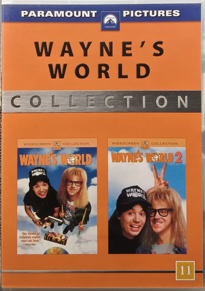 2 DVD Wayne's World 1 ja 2 (1992) & (1993) SUOMITEKSTIT