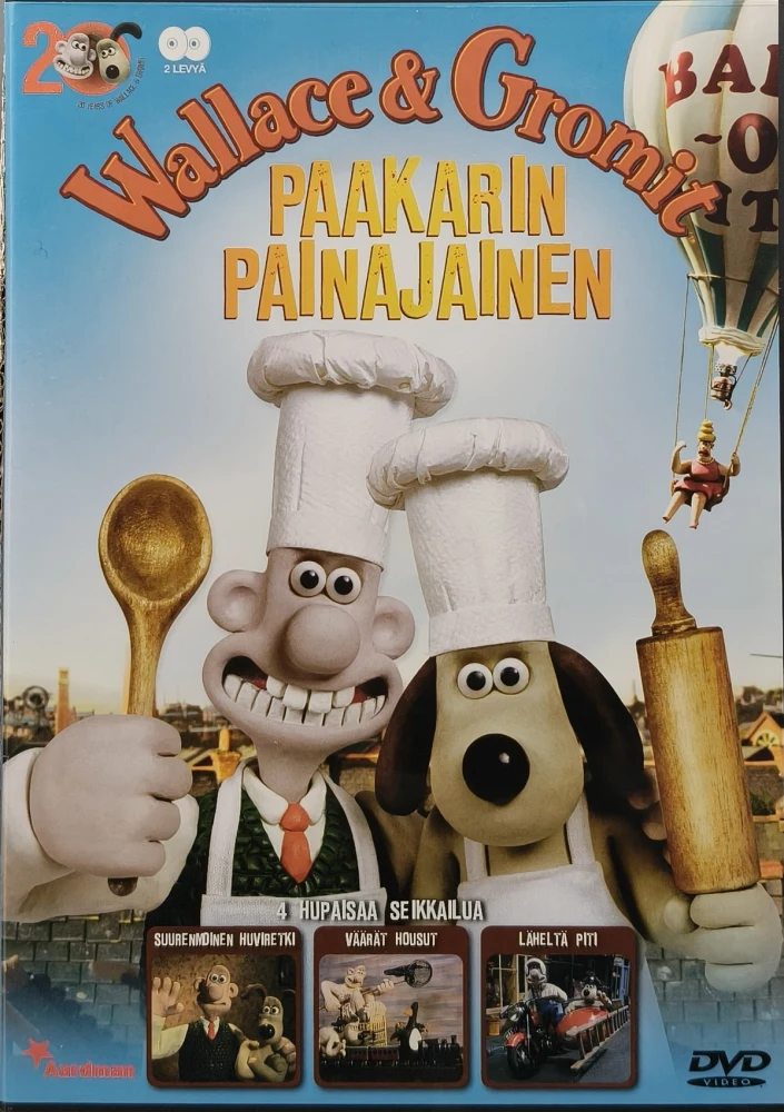 2 DVD) Wallace & Gromit - Paakarin painajainen (2008) SUOMIKANNET