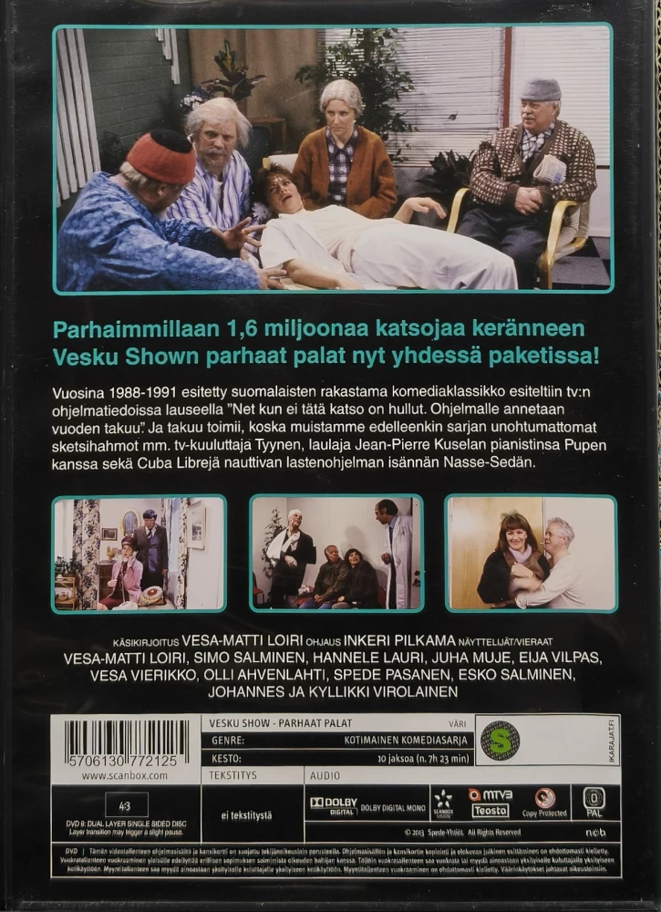 2 DVD) Vesku Show – Parhaat palat (2013)