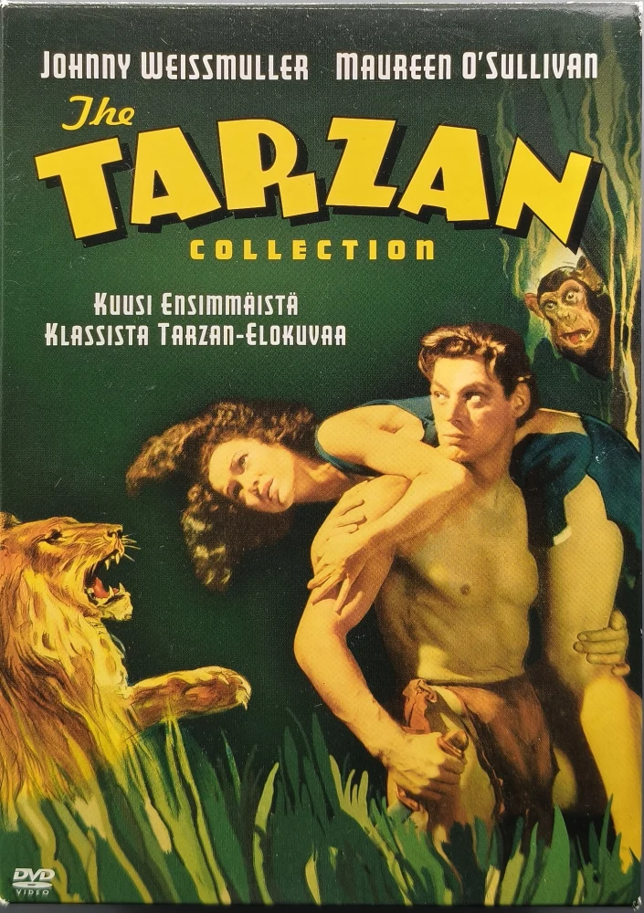3 DVD BOKSI) TARZAN - KOKOELMA - 6 ELOKUVAA - SUOMIKANNET