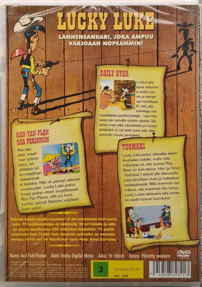 UUSI (DVD) Lucky Luke - Ran-tan-plan saa perinnön