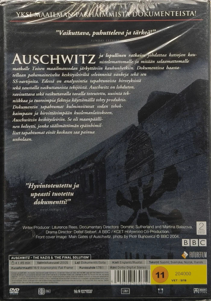 UUSI (2 DVD) Auschwitz ja lopullinen ratkaisu (2005) BBC