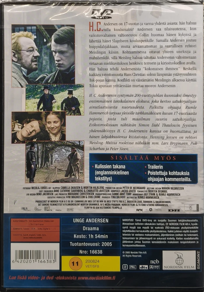 UUSI (DVD) Nuori Andersen (2005) SUOMIKANNET