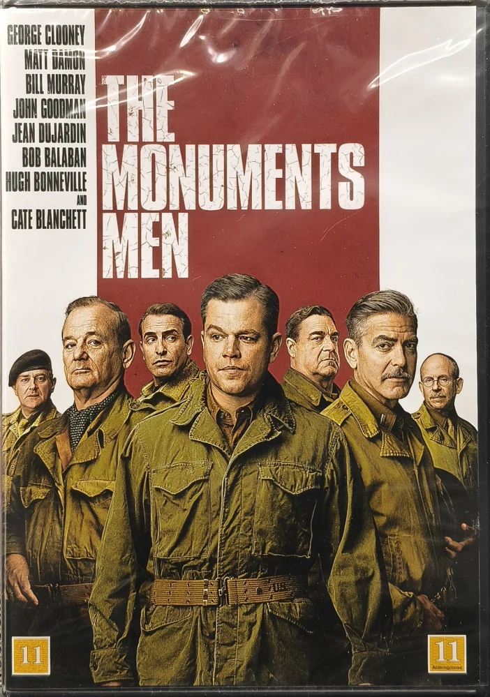 UUSI (DVD) The Monuments Men (2013) George Clooney