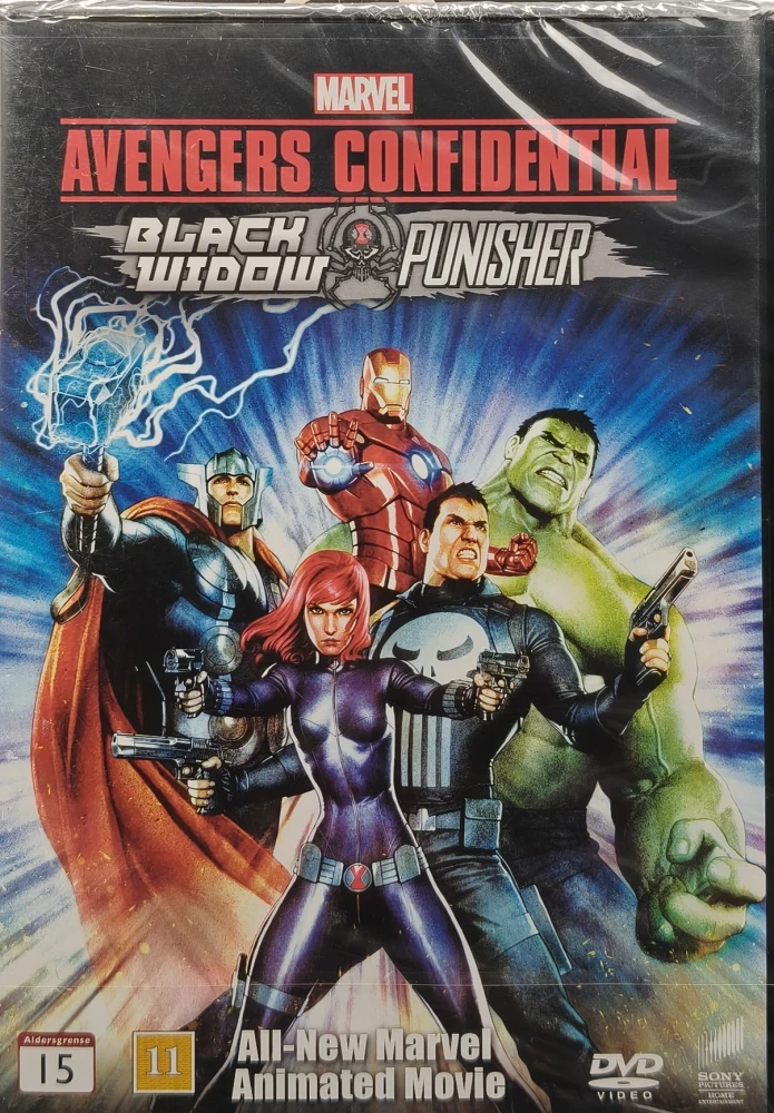 UUSI (DVD) Avengers Confidential: Black Widow & Punisher (2013)