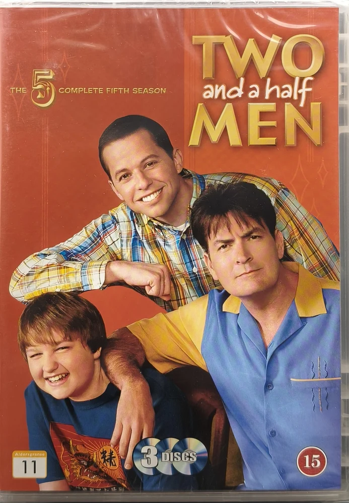 UUSI (3 DVD) Miehen puolikkaat - Two and a half men: Kausi 5