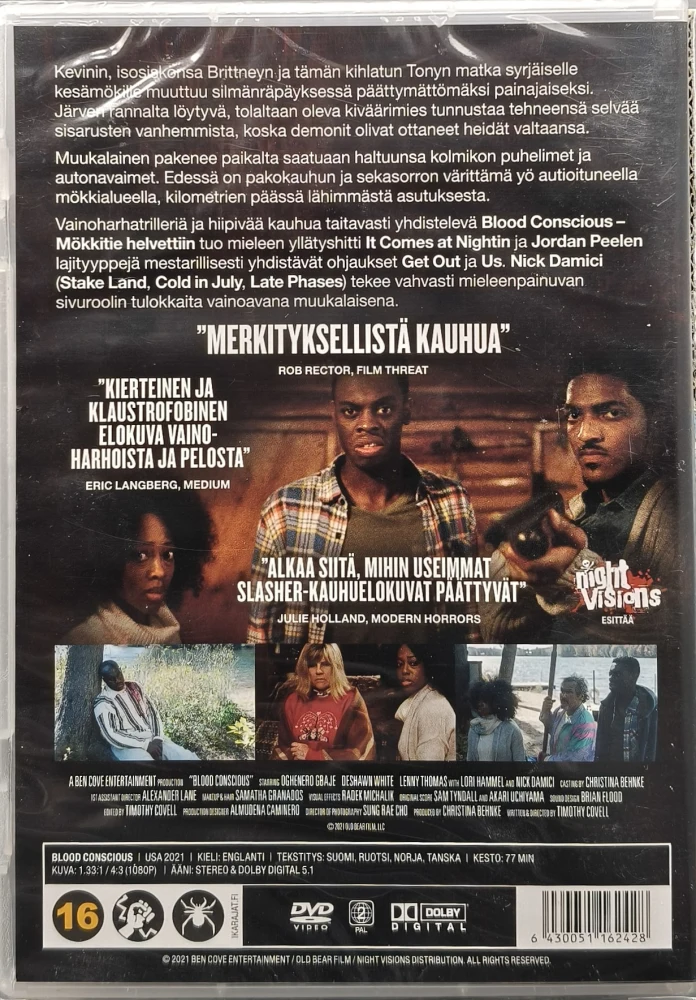UUSI (DVD) Blood Conscious - Mökkitie helvettiin (2021