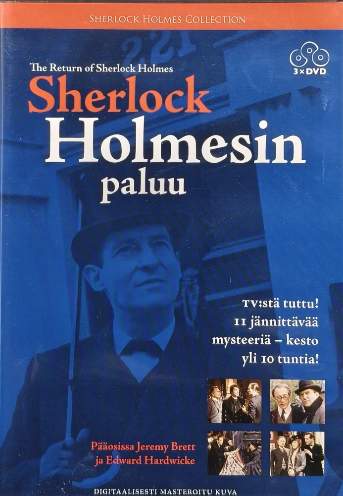 3 DVD) Jeremy Brett : Sherlock Holmesin paluu - SUOMIKANNET