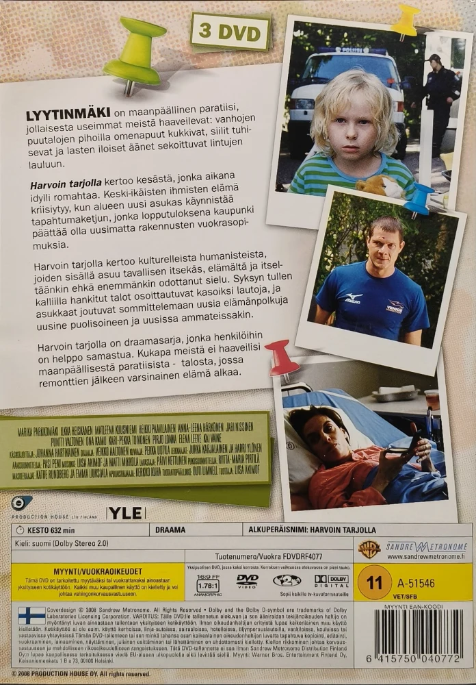 3 DVD) Harvoin tarjolla (2008) KOKO TV-SARJA