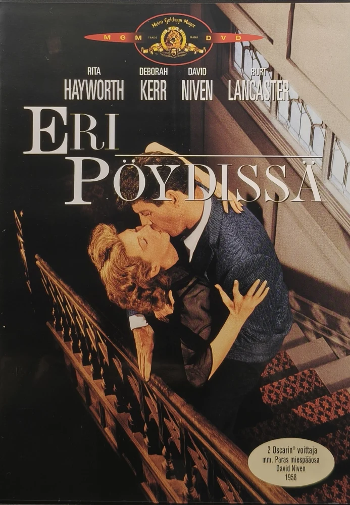 DVD) Rita Hayworth, Burt Lancaster: Eri pöydissä (1958) SÚOMIKANNET