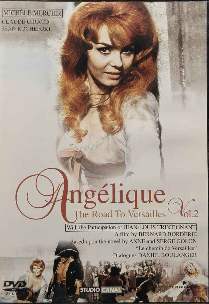 DVD) ANGELIQUE VOL. 2 - THE ROAD TO VERSAILLES - Angelika - Enkelten markiisitar (1965)