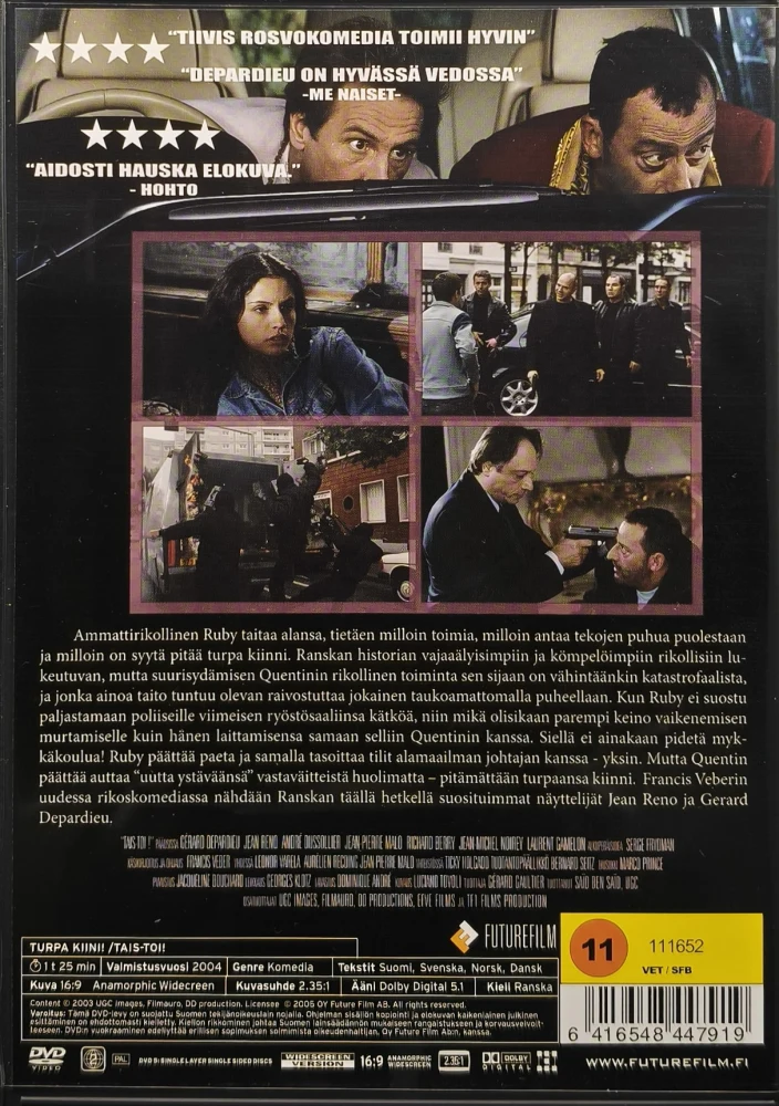 DVD) Jean Reno: Turpa Kiinni! - Tais-Toi (2004) SUOMIKANNET