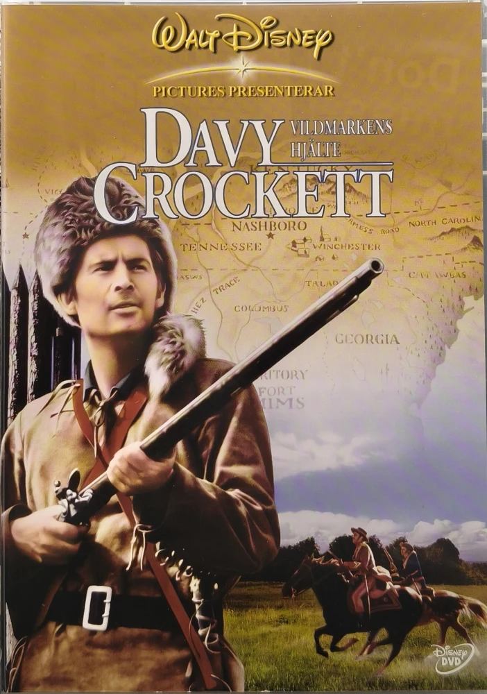 DVD) Davy Crockett - rajaseudun kuningas (1955)