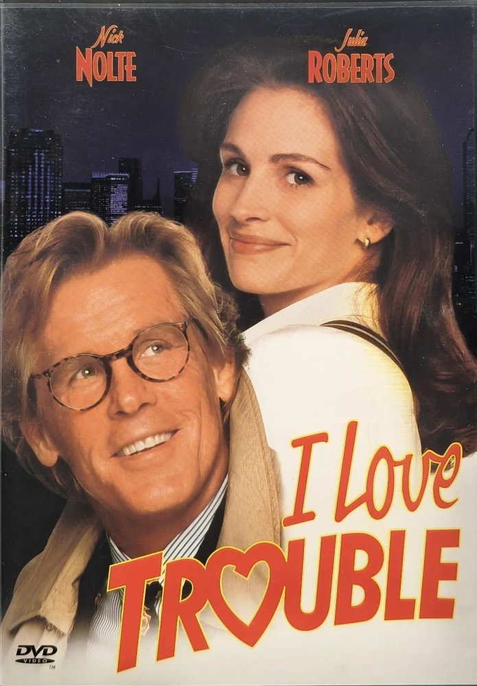 DVD) Nick Nolte, Julia Roberts: I Love Trouble (1994) SUOMITEKSTIT