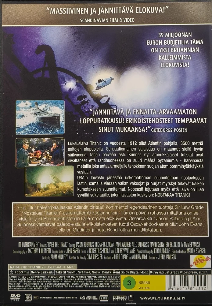 DVD) Nostakaa Titanic ! (1980) SUOMIKANNET