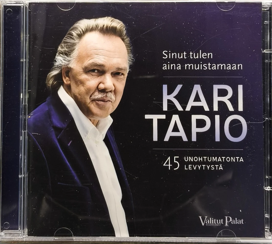 2CD) KARI TAPIO: SINUT TULEN AINA MUISTAMAAN – 45 UNOHTUMATONTA LEVYTYSTÄ (2018)